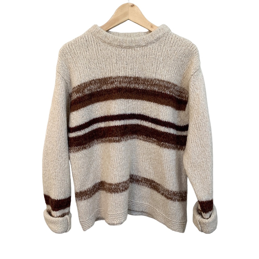Paolo Mondo Cozy Wool Blend Chunky Knit Sweater